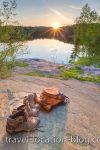 Killarney Provincial Park George Lake Sunset picture