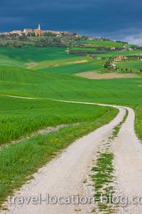 photo of Country Road Pienza Tuscany Italy